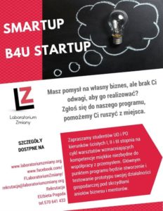 Blog strony Smartup B4u Startup
